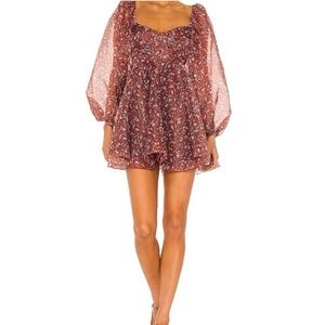 Selkie Princess Dress In Crimson Darling